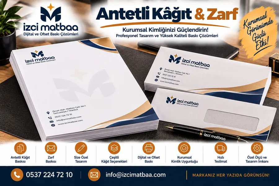 Antetli Kâğıt & Zarf